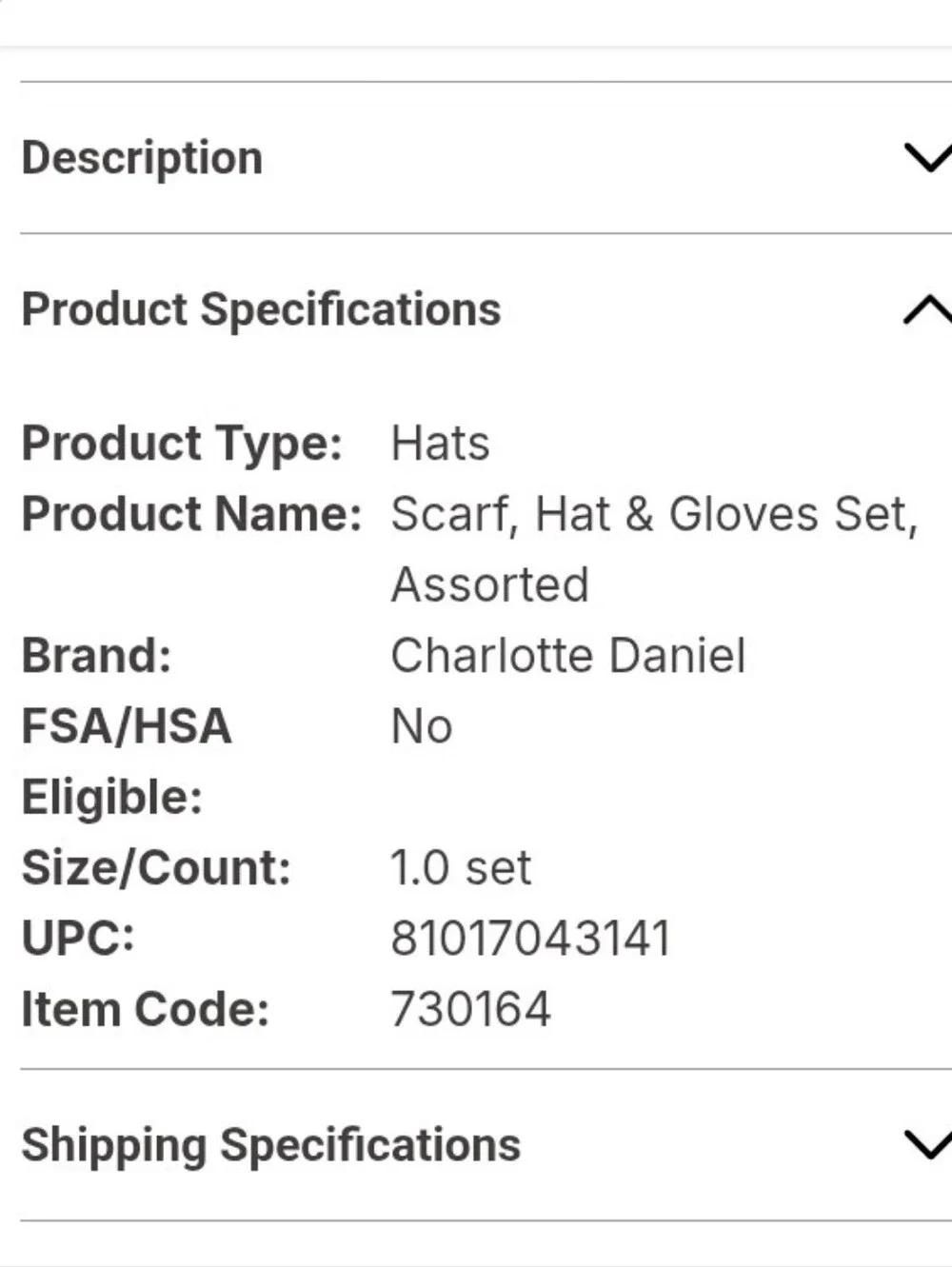 Charlotte Daniel- 3pc Hat Scarf & Gloves Set (White 🤍)-0S